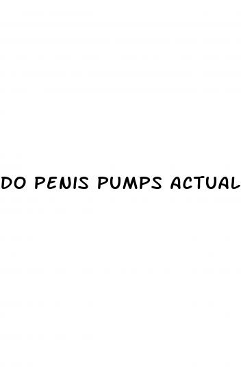 do penis pumps actually make your penis bigger