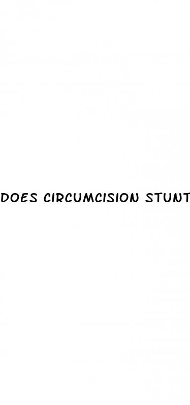 does circumcision stunt penis growth