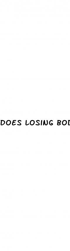 does losing body fat increase penis size