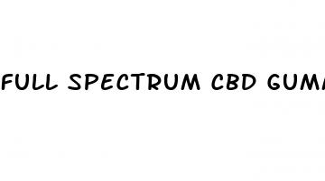 full spectrum cbd gummies 300 mg