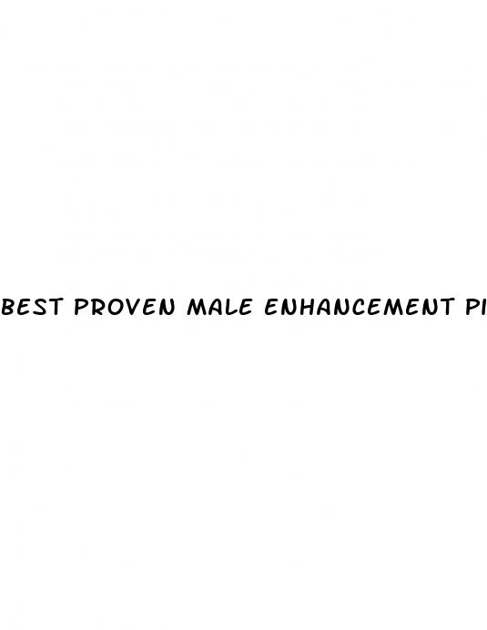 best proven male enhancement pills