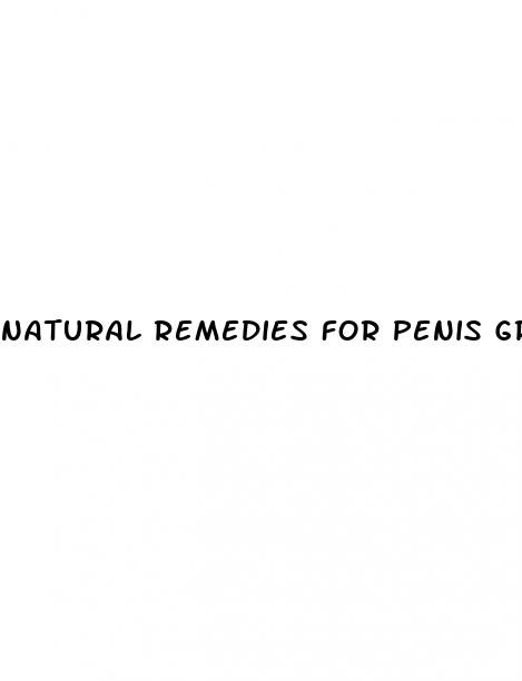 natural remedies for penis growth