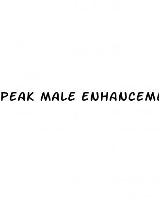 peak male enhancement pills