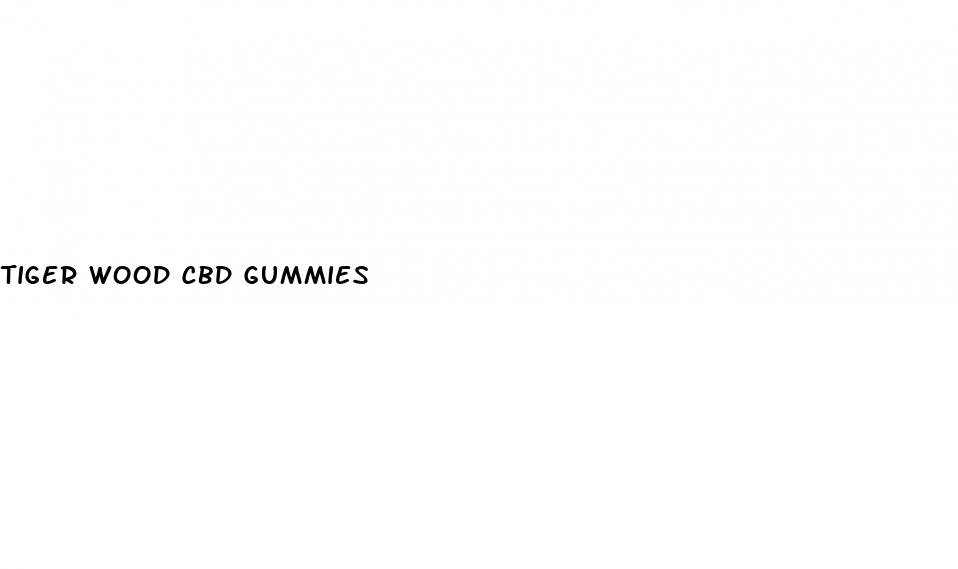 tiger wood cbd gummies