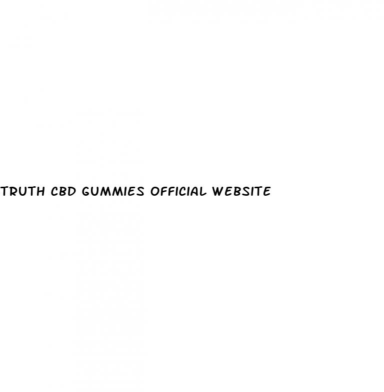 truth cbd gummies official website