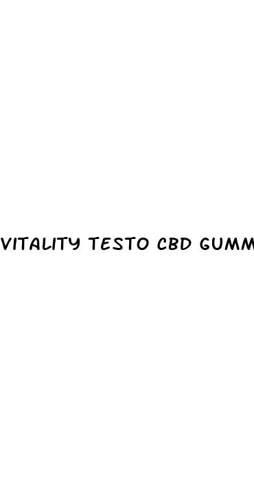 vitality testo cbd gummies