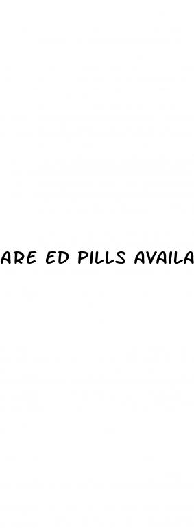 are ed pills available over the counter