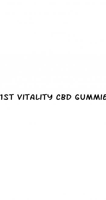 1st vitality cbd gummies reviews