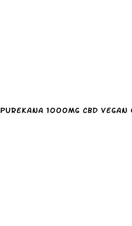 purekana 1000mg cbd vegan gummies