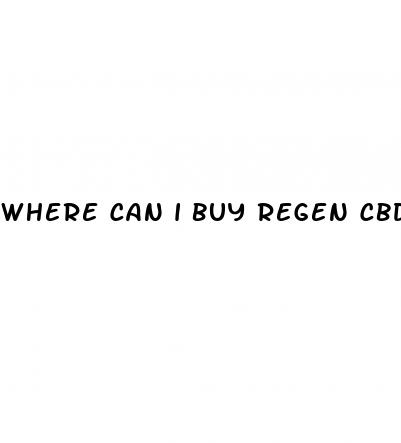 where can i buy regen cbd gummies