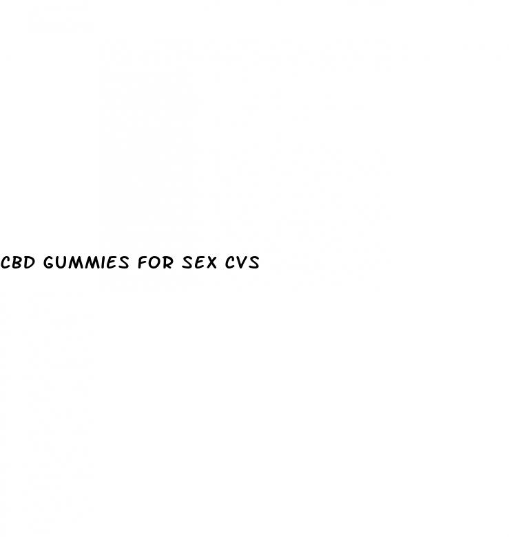 cbd gummies for sex cvs