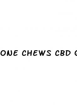 one chews cbd gummies