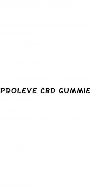 proleve cbd gummies