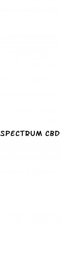 spectrum cbd gummies for sale
