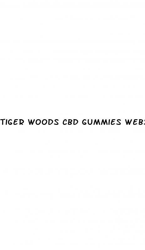 tiger woods cbd gummies website