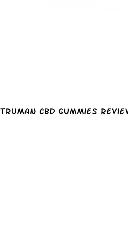 truman cbd gummies review