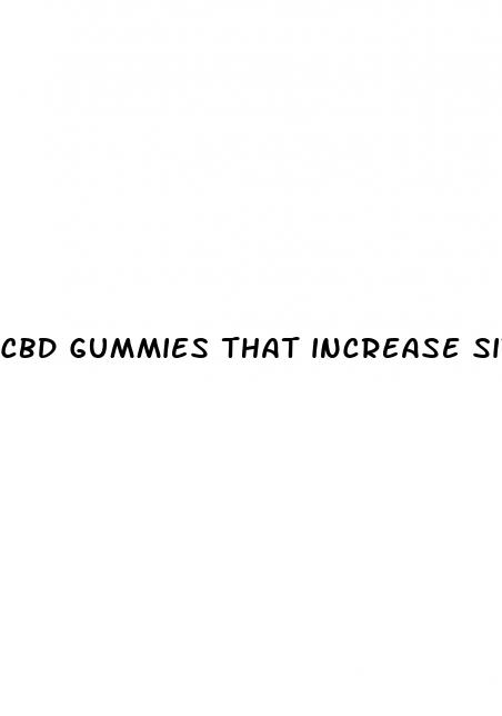 cbd gummies that increase size