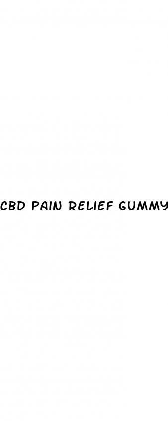 cbd pain relief gummy