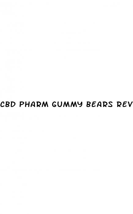 cbd pharm gummy bears review