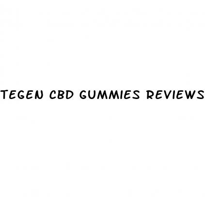 tegen cbd gummies reviews
