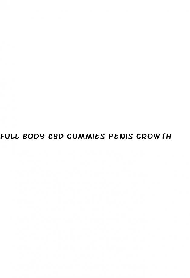 full body cbd gummies penis growth