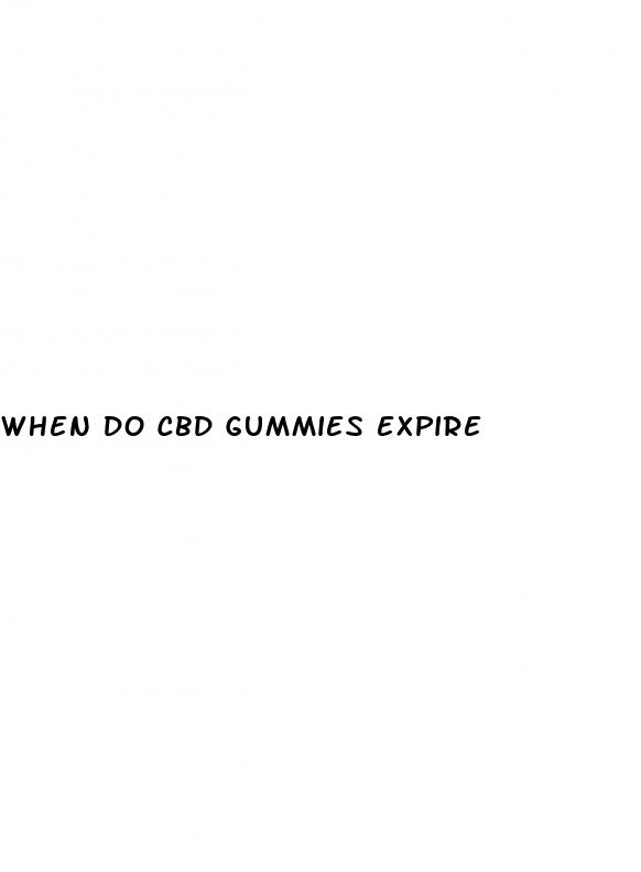 when do cbd gummies expire