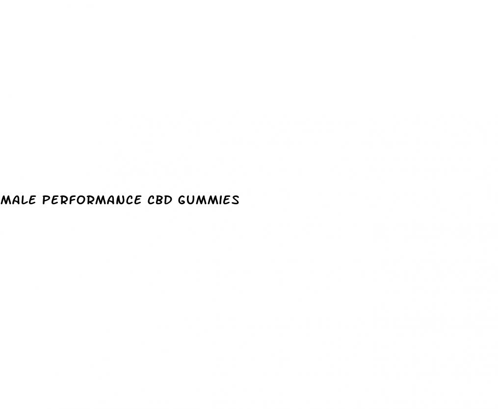 male performance cbd gummies