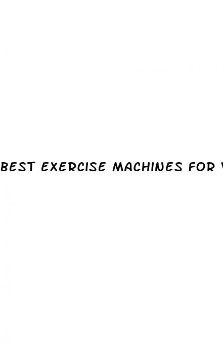 best exercise machines for weight loss