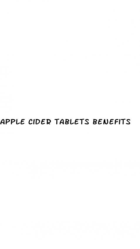 apple cider tablets benefits