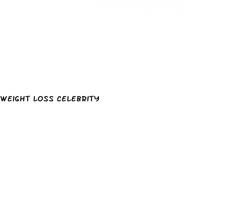 weight loss celebrity