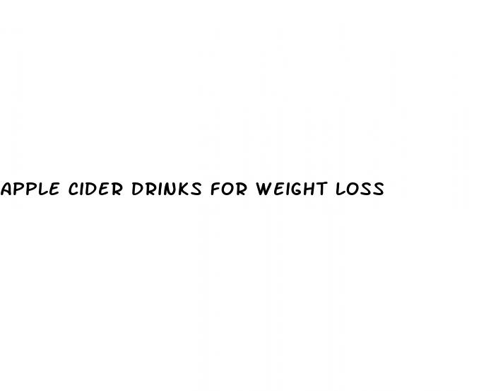 apple cider drinks for weight loss