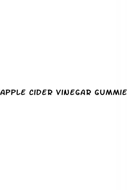 apple cider vinegar gummies natures craft