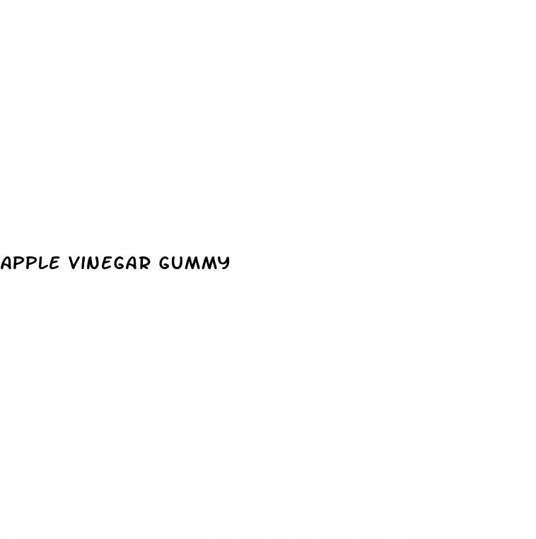 apple vinegar gummy