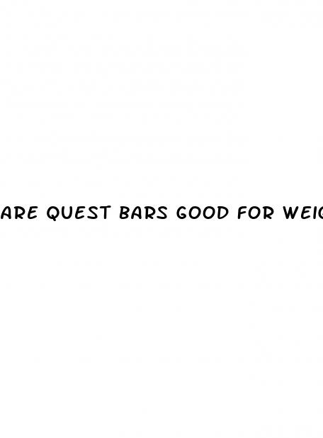 are quest bars good for weight loss