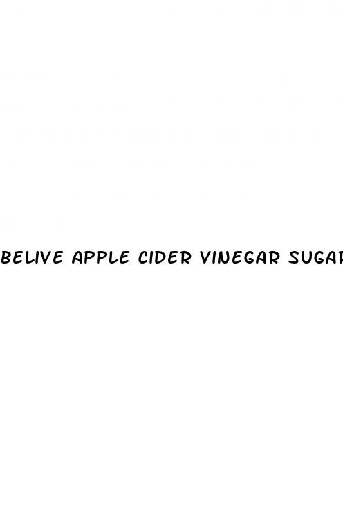 belive apple cider vinegar sugar free gummies