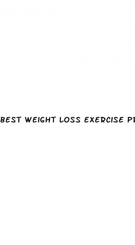best weight loss exercise program