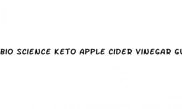 bio science keto apple cider vinegar gummies