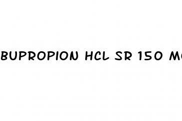 bupropion hcl sr 150 mg weight loss