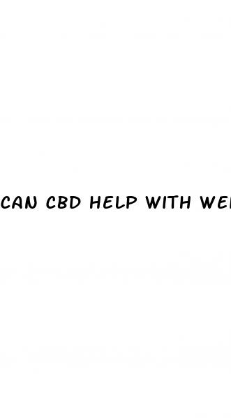 can cbd help with weight loss