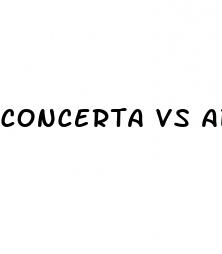 concerta vs adderall weight loss