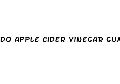 do apple cider vinegar gummies work to lose weight