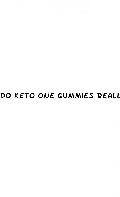 do keto one gummies really work