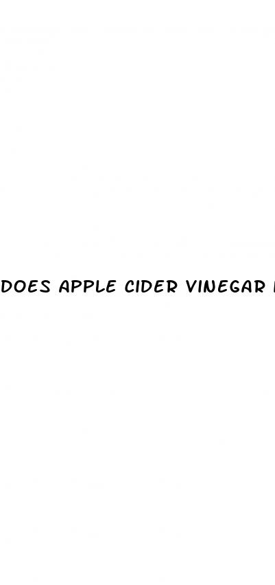 does apple cider vinegar increase appetite