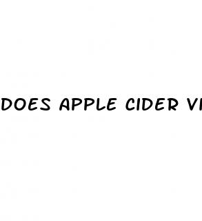 does apple cider vinegar burn fat