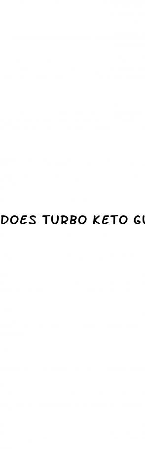 does turbo keto gummies really work