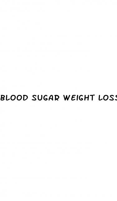 blood sugar weight loss chart