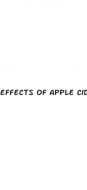 effects of apple cider vinegar gummies