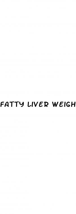 fatty liver weight loss