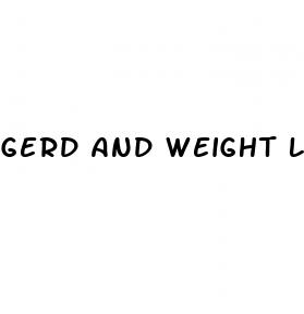 gerd and weight loss