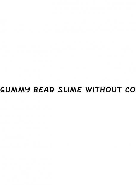gummy bear slime without cornstarch